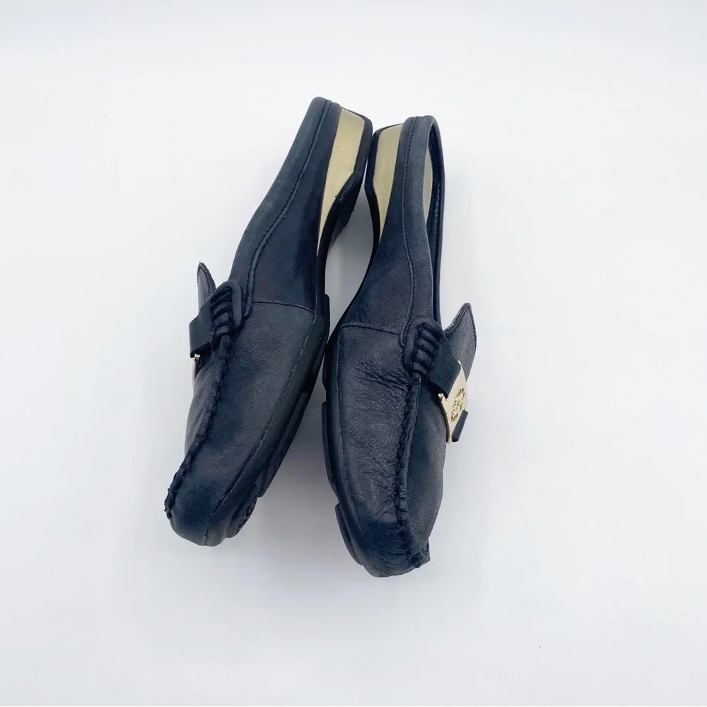 White Mountain Loafers Flats Mule Slip On Slip Resistant Black Size 7M Casual